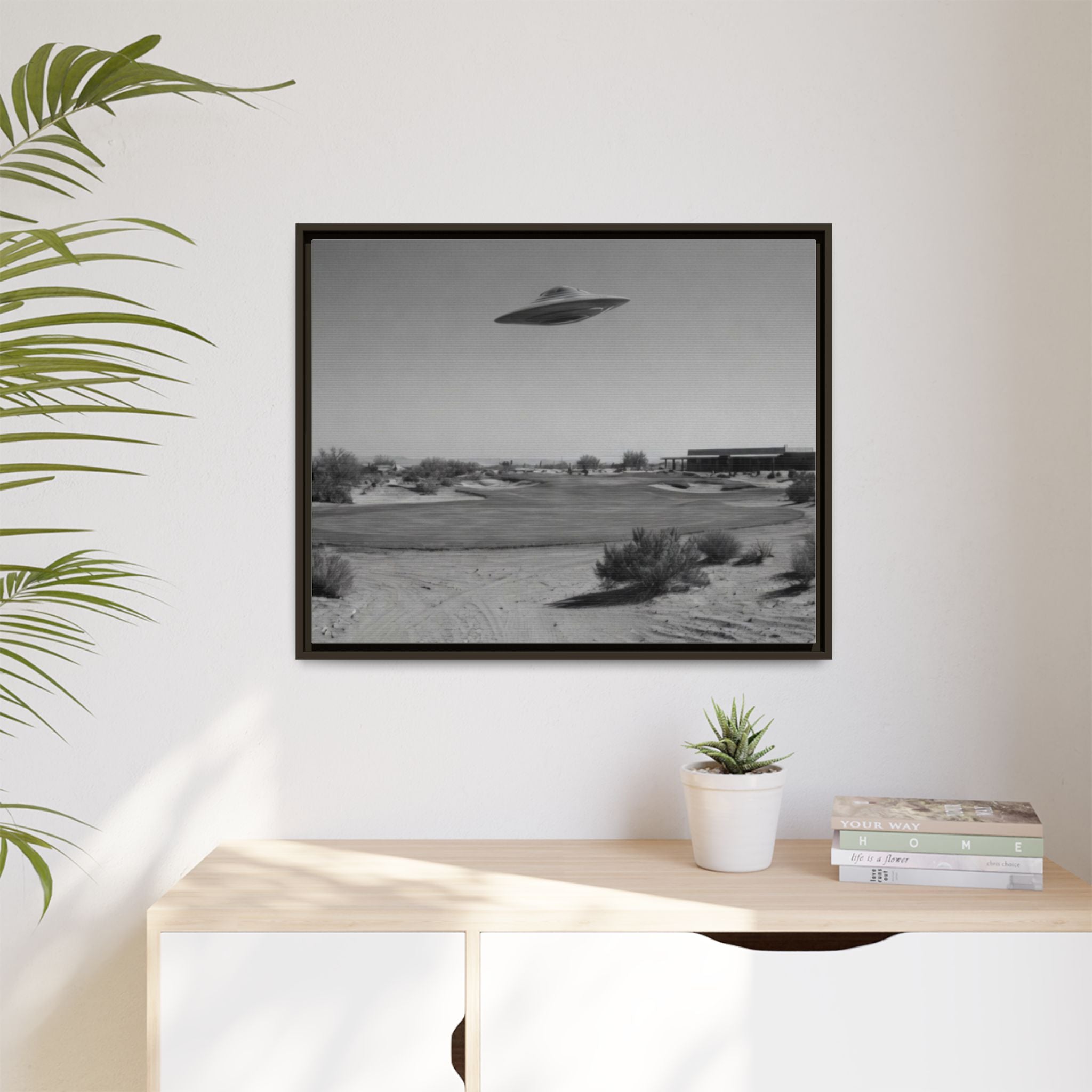 Matte Canvas, Framed (Multi-color)