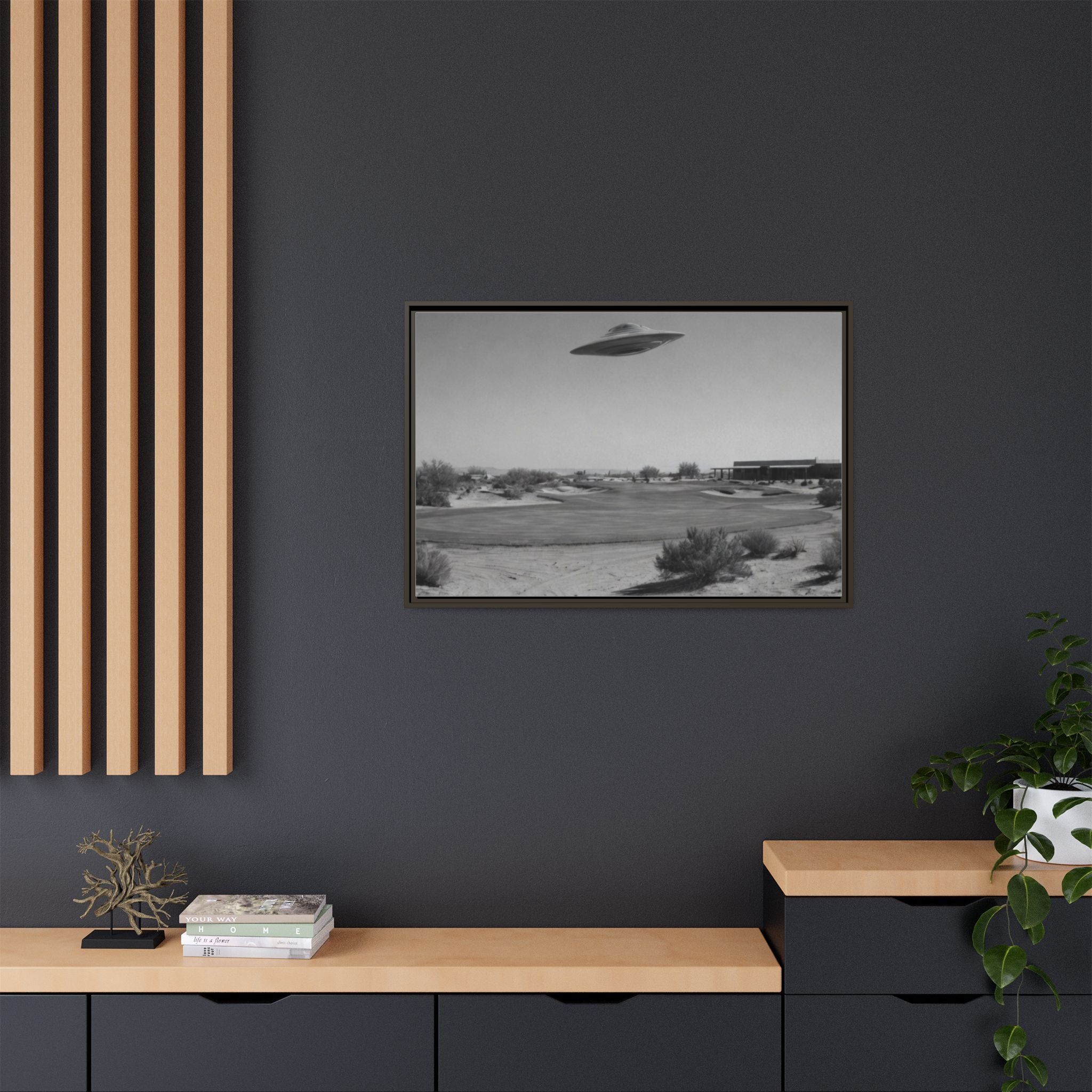 Matte Canvas, Framed (Multi-color)