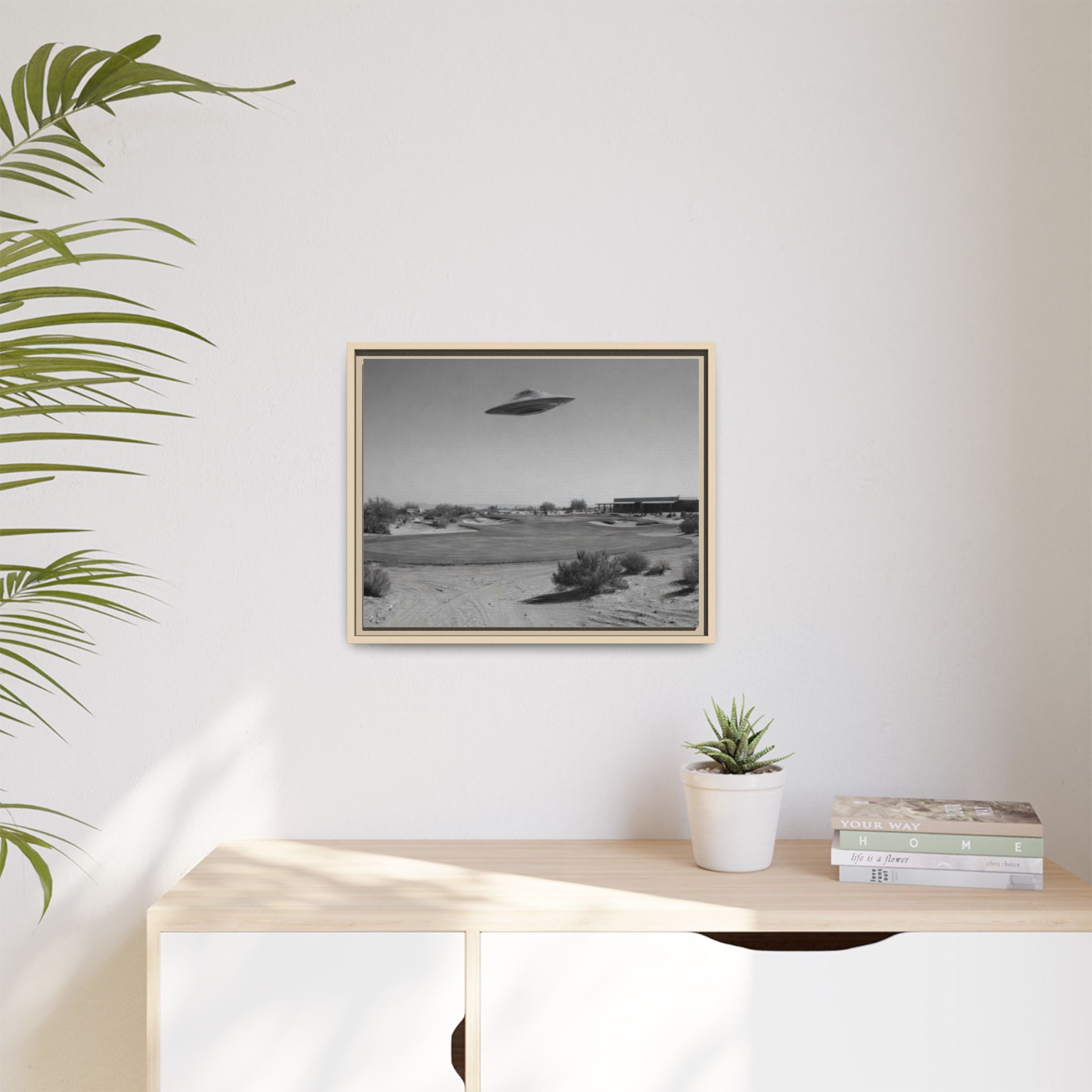 Matte Canvas, Framed (Multi-color)