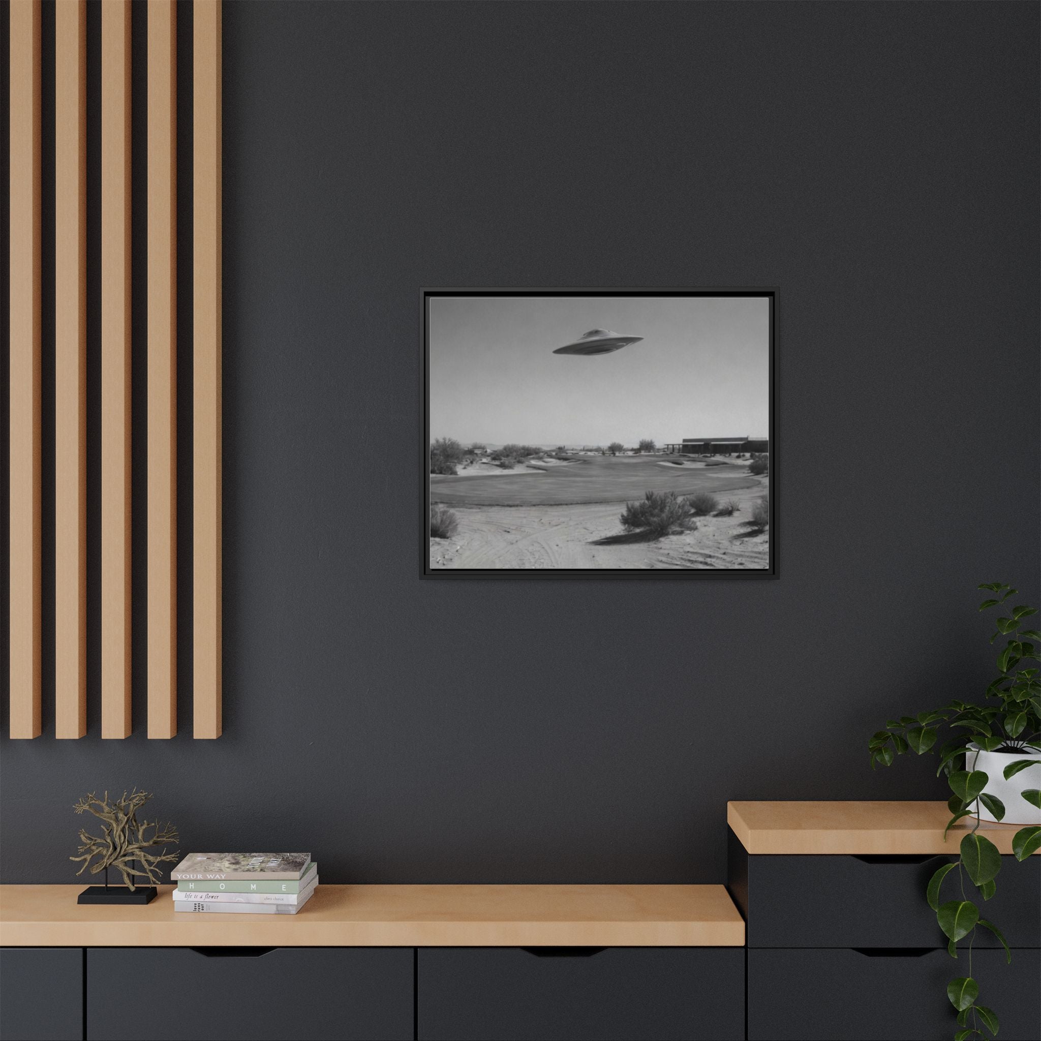 Matte Canvas, Framed (Multi-color)