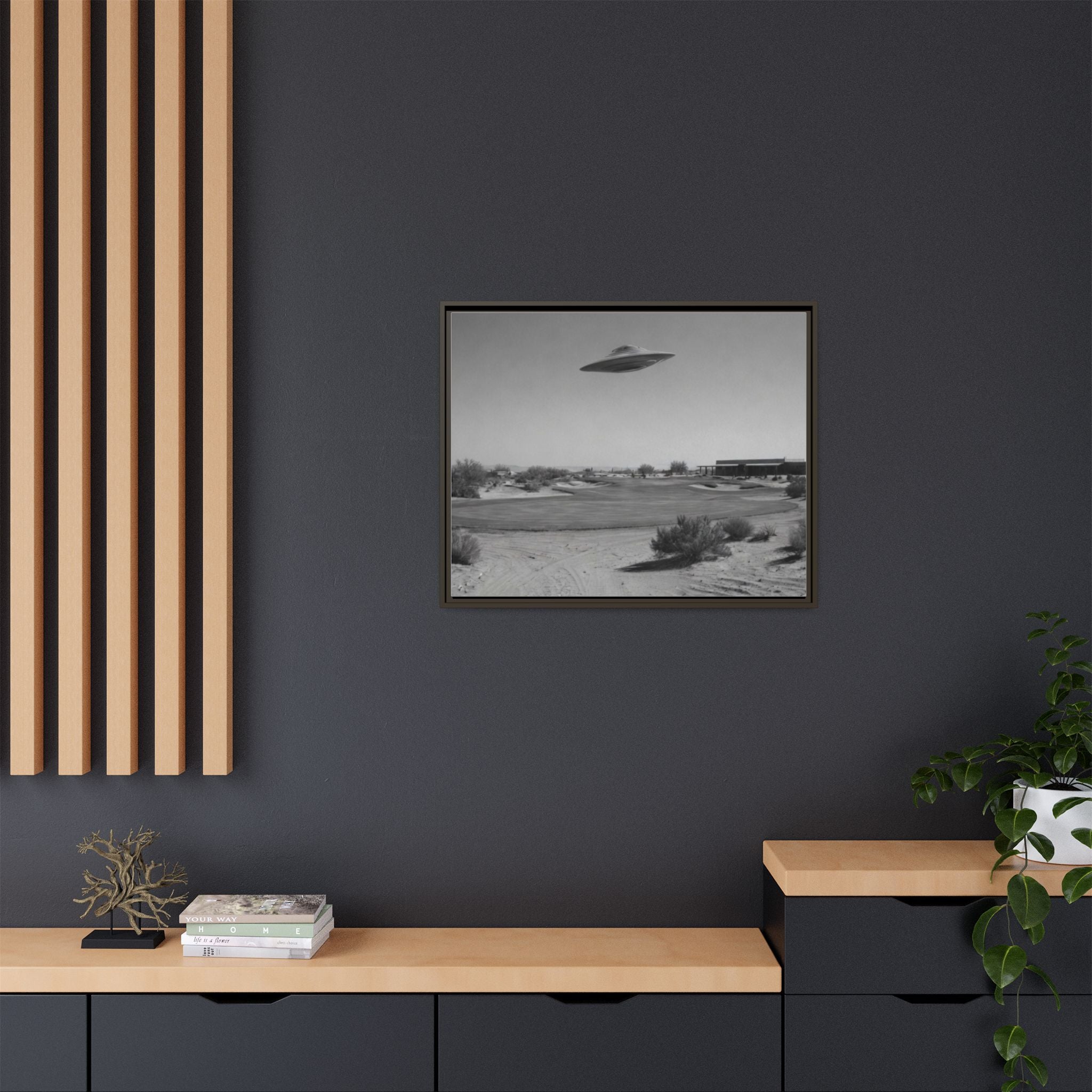 Matte Canvas, Framed (Multi-color)