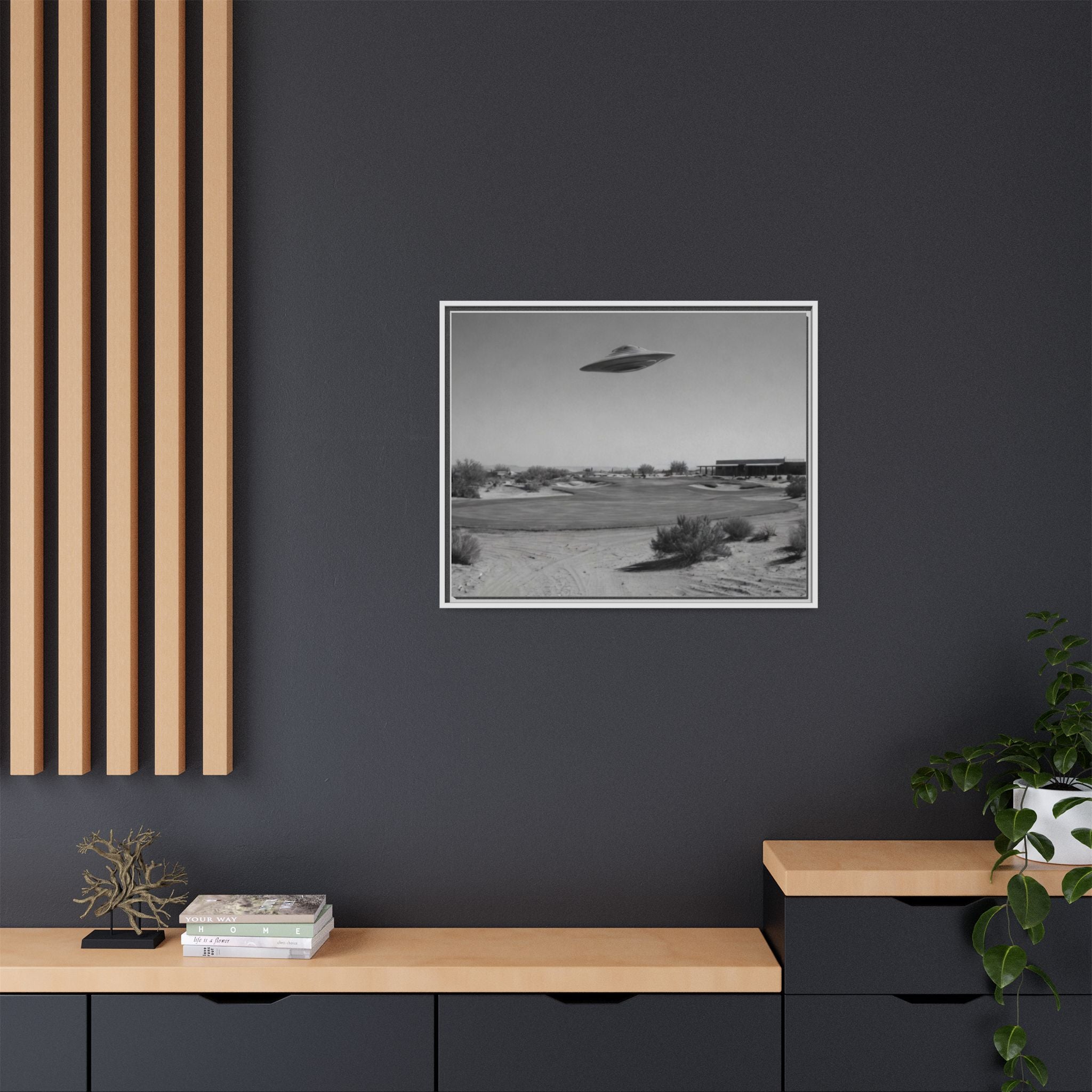 Matte Canvas, Framed (Multi-color)
