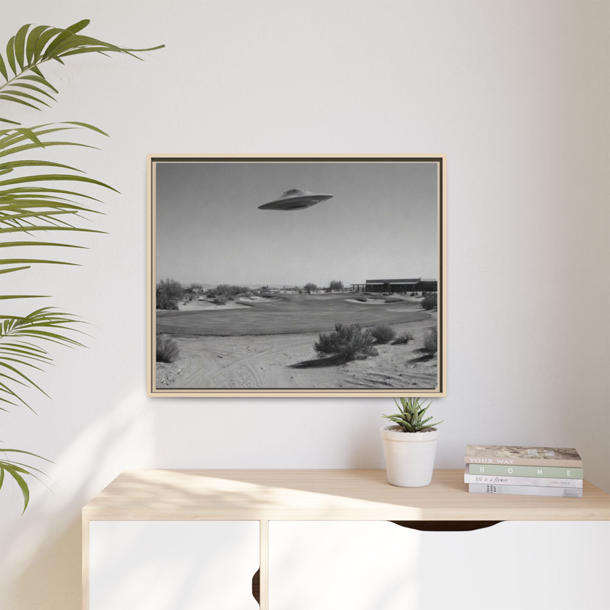 Matte Canvas, Framed (Multi-color)