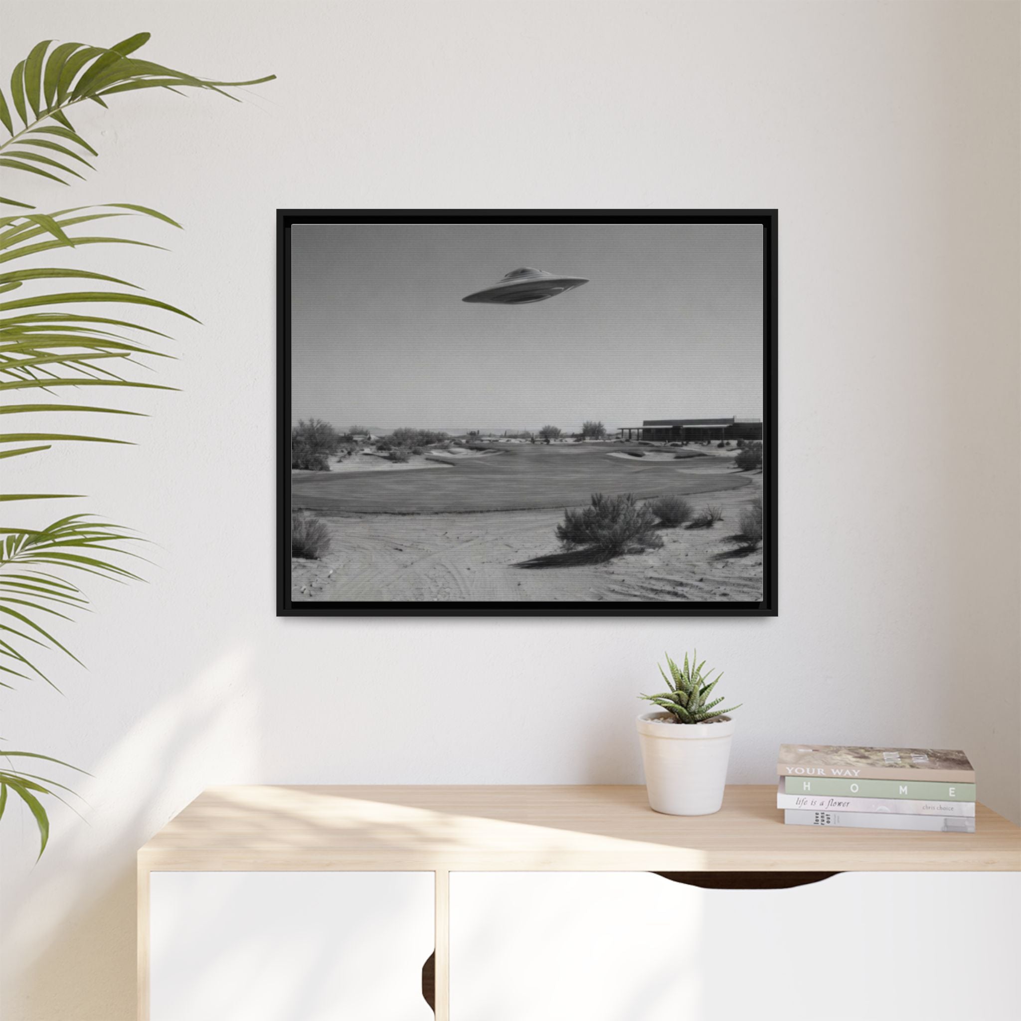 Matte Canvas, Framed (Multi-color)