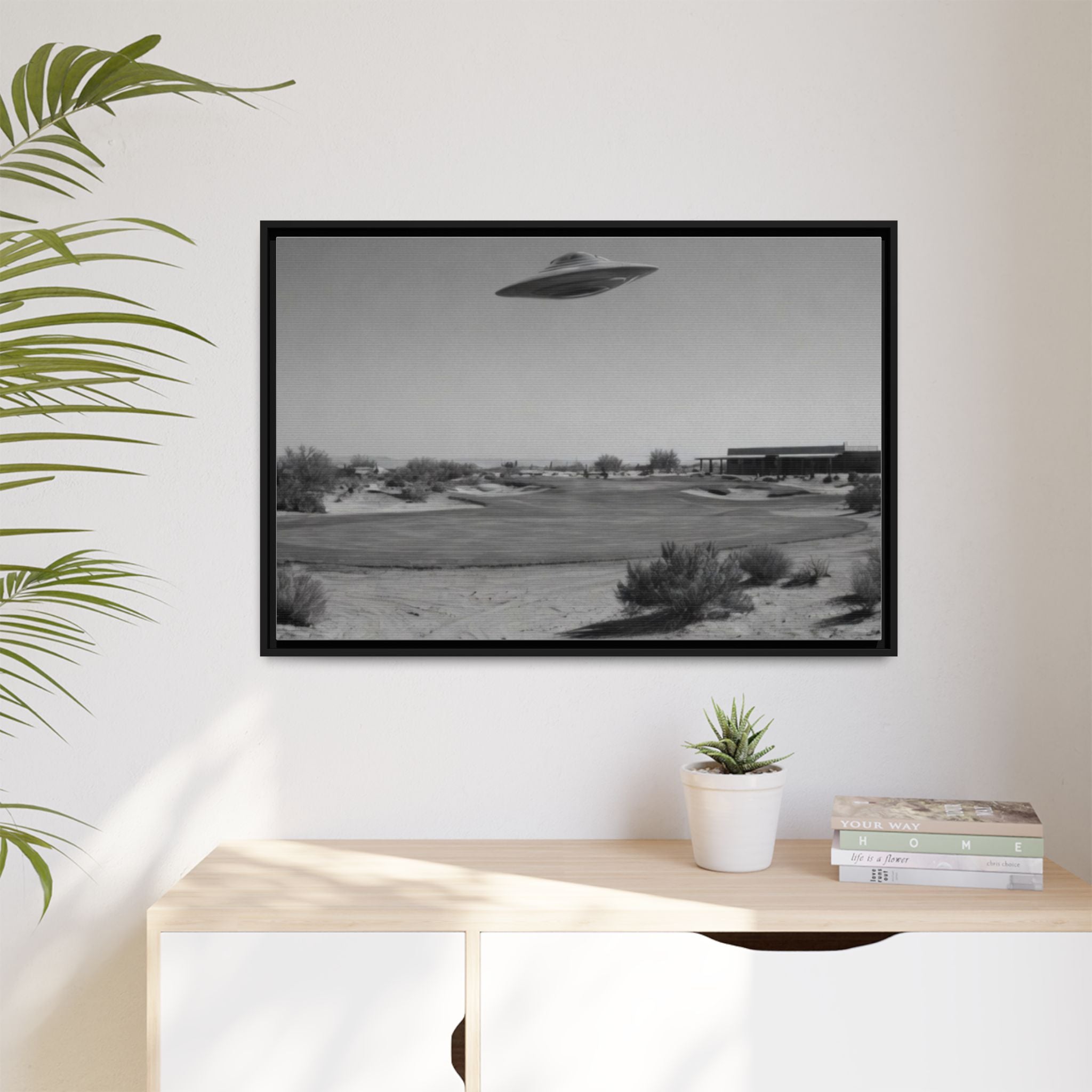 Matte Canvas, Framed (Multi-color)